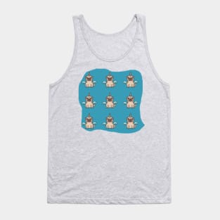 Cute and funny dog pattern Tank Top